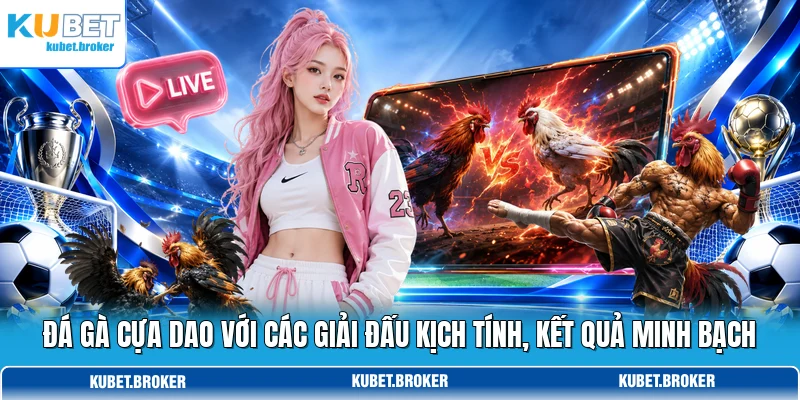 Đá Gà Cựa Dao Với Các Giải Đấu Kịch Tính, Kết Quả Minh Bạch