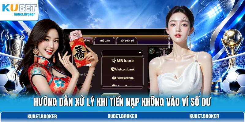 Hướng dẫn xử lý khi tiền nạp không vào ví số dư